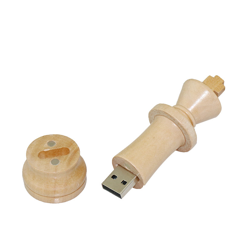时尚创意迷你礼品木棋USB 2.0闪存驱动器Pendrive 4GB 8GB 16GB 32GB 64GB 128GB Techkey usb闪存驱动器1TB - Product Image 5