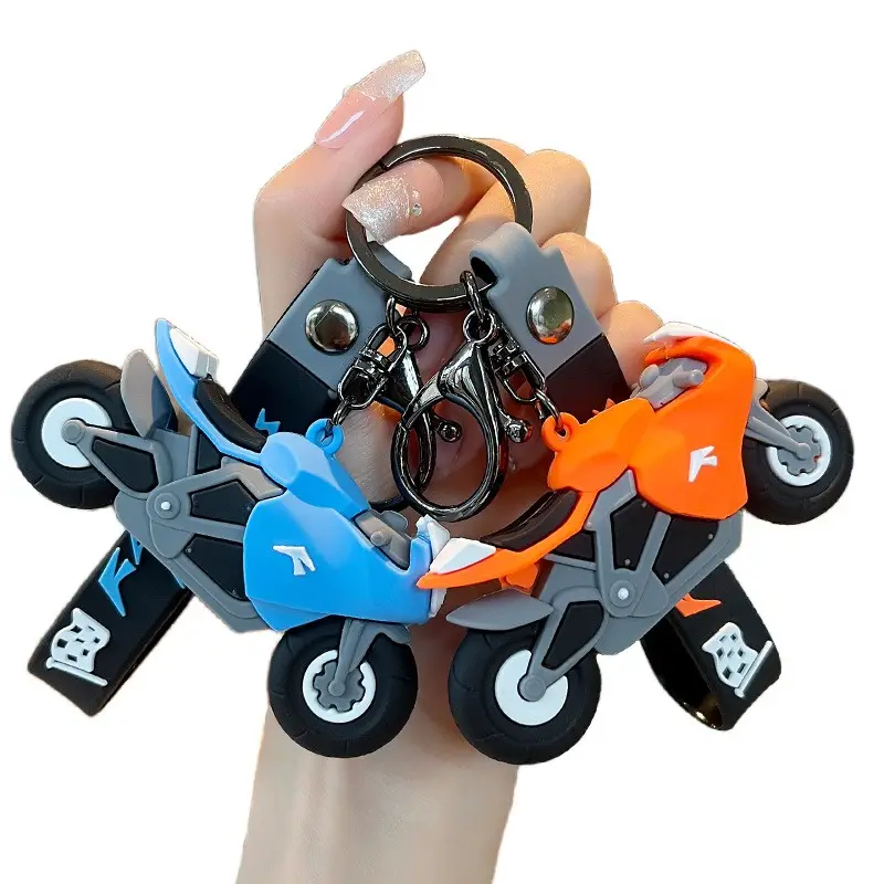 卸売3Dクリエイティブオートバイモデル他の車のキーホルダー女性ペンダントカップルギフト