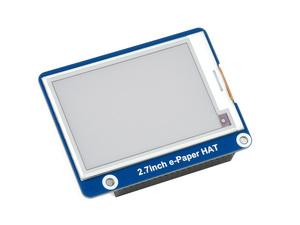 Cappello Display E-Ink E-Paper da 2.7 pollici (B) per Raspberry Pi 264*176 pixel, rosso/nero/bianco a tre colori, interfaccia SPI