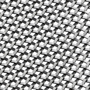 Rete metallica decorativa architettonica a spirale ignifuga e durevole della maglia metallica dell'acciaio inossidabile per la divisione - Product Image 2