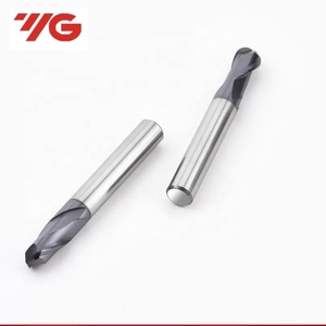 YG1 2 Flute cắt hrc55 r0.25 0.5 -R4 5 6 phay gia công thép vonfram sprial bit phay cắt bóng mũi cuối nhà máy - Product Image 4