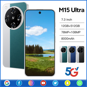 Useful <strong>Functional</strong> M15 Ultra Camera Fast Charging Spanish 5G Brand New Mobile Phone French 7.3 Inch Screen User-friendly - Product Image 6