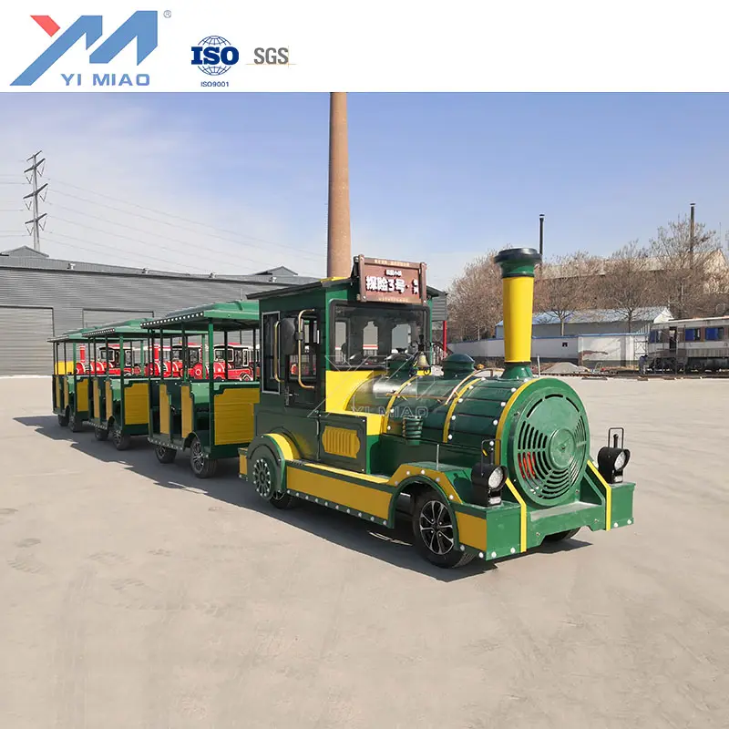Il giocattolo del parco di divertimenti di uso commerciale di Yimiao guida le macchine degli accessori treno elettrico senza pista dell'interno a pile nel centro commerciale per