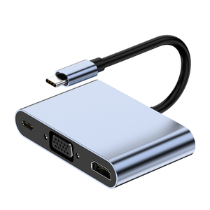 热销产品5合1 Type-C集线器USB 3.0 Type-C扩展坞适配器，适用于带PD VGA高清电视音频的USB 3.0笔记本电脑 - Product Image 2