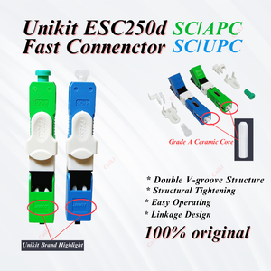 UNIKITESC250D光ファイバー高速コネクタSCAPCFTTHフィールドアセンブリFTTHネットワーク用クイックコネクタSCUPC - Product Image 2