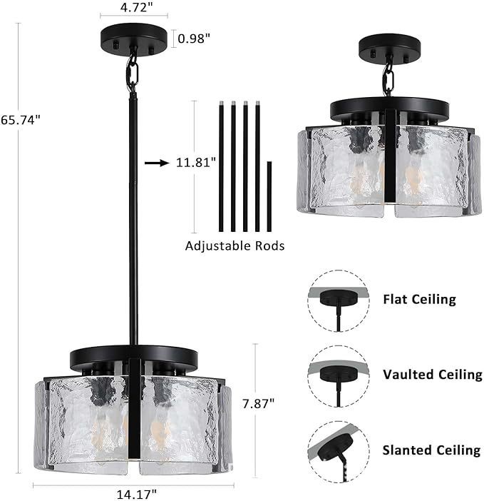 Us standard e26-bulb not included