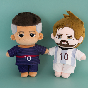 Tùy chỉnh Messi phim hoạt hình Thần Tượng búp bê sang trọng thêu Đồ chơi nhồi bông cho Câu Lạc Bộ Bóng Đá quà lưu niệm và linh vật - Product Image 4