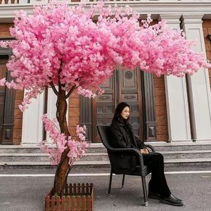 Yüksek kaliteli simüle kiraz çiçeği ağacı büyük şifreli yapay bitki ve çiçeği dekorasyon ile isteyen ağaç - Product Image 3