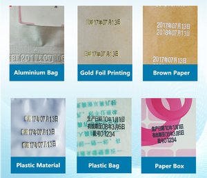 Hochgeschwindigkeits-Kissen verpackungs maschine Automatische Ablaufdatum-Druckmaschine Feste Tinten rollen codierer Datums codierung maschine - Product Image 4