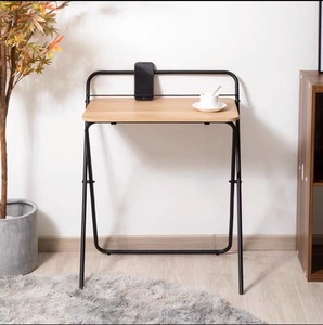 <strong>Computer</strong> Desk <strong>Installation</strong> Free Folding <strong>Table</strong> Home Office Desk Small Writing and Reading Desk Student Study <strong>Table</strong> With Shelf - Product Image 2