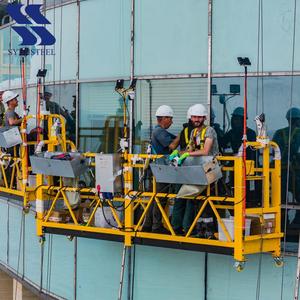 Plataforma suspendida eléctrica ZLP1000 con diseño robusto y alta capacidad de carga para aplicaciones de construcción y limpieza de ventanas - Product Image 3
