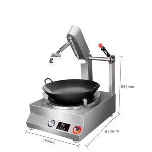 Wok Chef Automatic Gas Fried Rice Cooking Machine Automatic Self Cooking Fried Rice Cooker