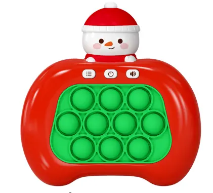 Tempo Toys mainan Fidget Pop menyala Cepat untuk anak, konsol dorong cepat dalam Mainan Bahasa Inggris
