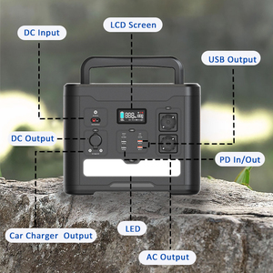 MJOO 1.5千瓦纯正弦波LiFePO4便携式移动电源或太阳能站，用于野营房车家用 - Product Image 6