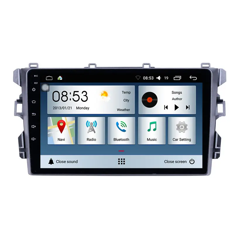 Android araba multimedya oynatıcı BYD G3 GPS navigasyon ile araç DVD oynatıcı radyo eğlence Stereo kafa ünitesi