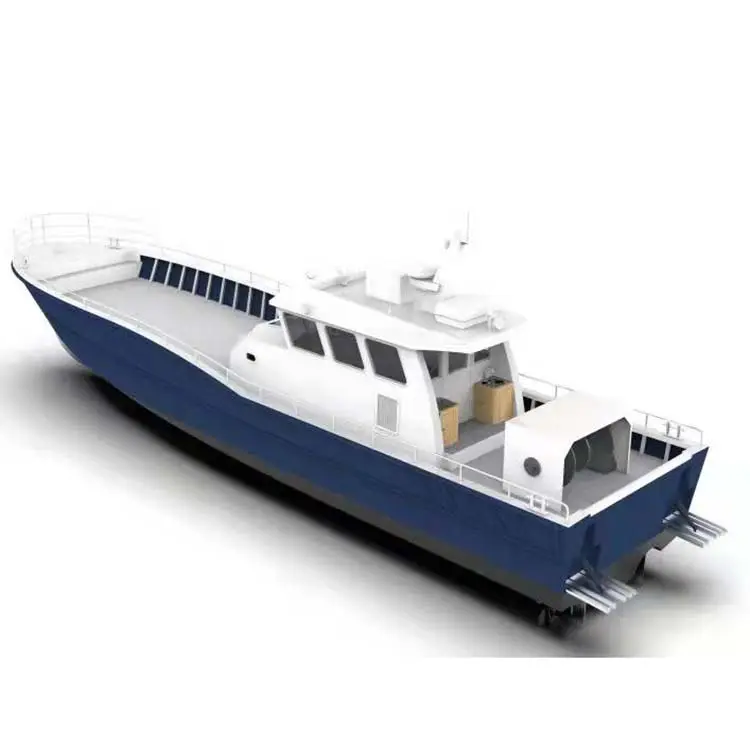 Yachts/bateau/bateau/bateau/barge/ferry-boat en alliage d'aluminium chinois de haut niveau pour 150 ouvriers en vente