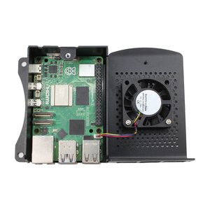 <strong>Raspberry</strong> <strong>Pi</strong> 5 Metal <strong>Case</strong> Aluminum Alloy Heat Dissipation Shell Compatible Active Cooler <strong>Case</strong> for <strong>Raspberry</strong> <strong>Pi</strong> 5