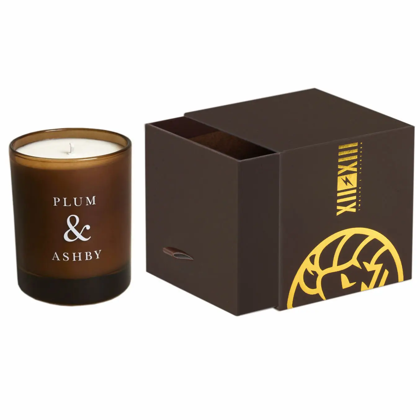 Tiroir en papier imprimé avec logo personnalisé boîtes à bougie de 10oz emballage de luxe personnalisé boîte-cadeau bougie parfumée de soja bougie avec estampage à l'or
