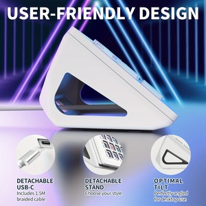 Visual Stream Deck <strong>Keyboard</strong> <strong>Lcd</strong> Button 15 Keys Live Content Creation <strong>Controller</strong> Custom Button for Windows/Macos/Audroid/Ios Gift - Product Image 5