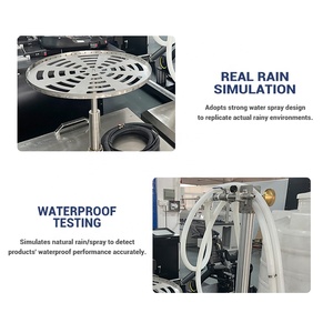 <span class=keywords><strong>Machine</strong></span> de <span class=keywords><strong>test</strong></span> de pluie électronique IPX <span class=keywords><strong>Machine</strong></span> d'essai de pulvérisation de pluie à pression réglable Testeur de durabilité de pulvérisation d'eau - Product Image 5