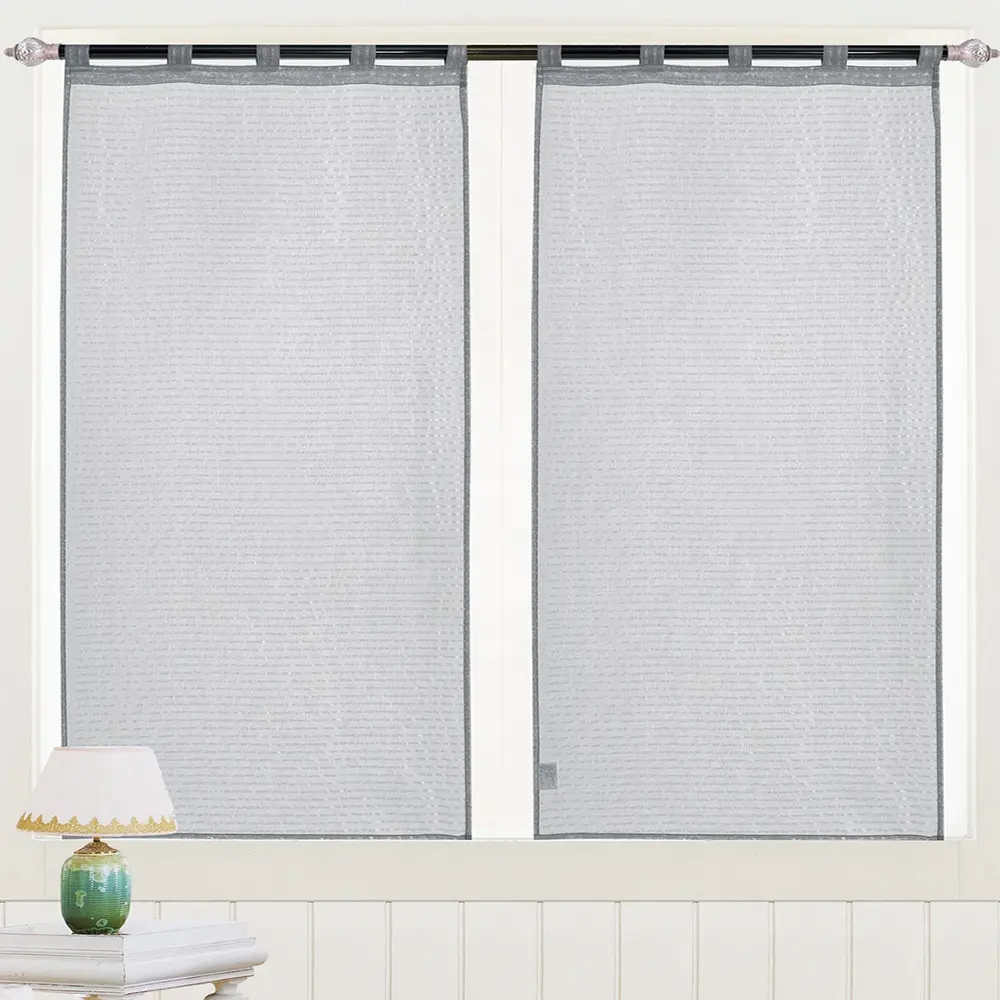 Cortinas para janelas de casa, sala de estar, estilo americano, flor estampada, fio prateado, alta sombreamento, cortinas para guarda-sol