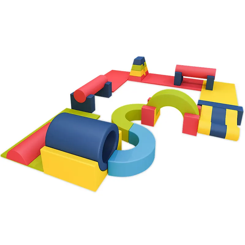 Parco giochi al coperto giochi morbidi combinazione per bambini giochi morbidi parco giochi per bambini attrezzature per parchi giochi mobili in vendita