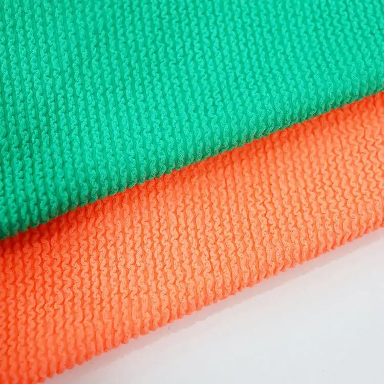 Dicker 480g/m² Polyester-Jacquard-Strick-Badeanzug aus elastischem Badeanzug