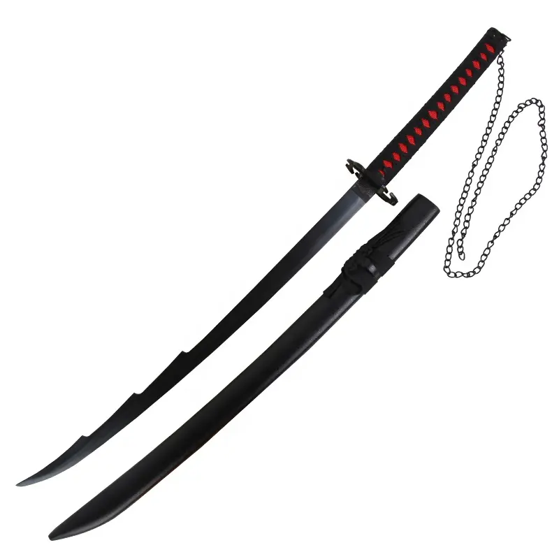 Vendita calda BLEACH Kurosaki ichigo ban kai anime sword per spade giocattolo cosplay