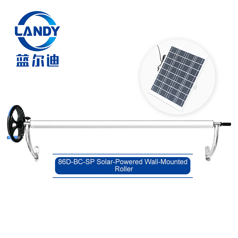 silver 86D-BC-SP 4.9m~6.45m Pool Cover Roller