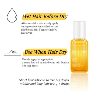 PRETYYKEEP Argan yağı fas saç yağı pürüzsüz bukle bölünmüş biter kontrol saç uçucu yağ 100ml - Product Image 5