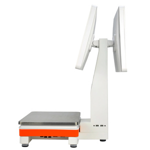 JSJ55D I3 15-дюймовый двухэкранный компьютер для супермаркета с кассовыми весами - Product Image 5