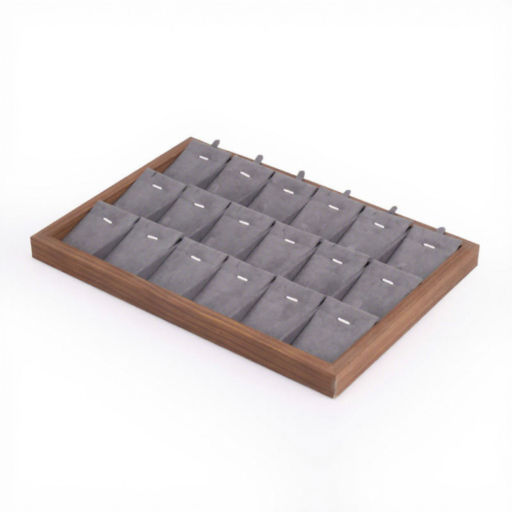 Gray 18 Grids Pendant