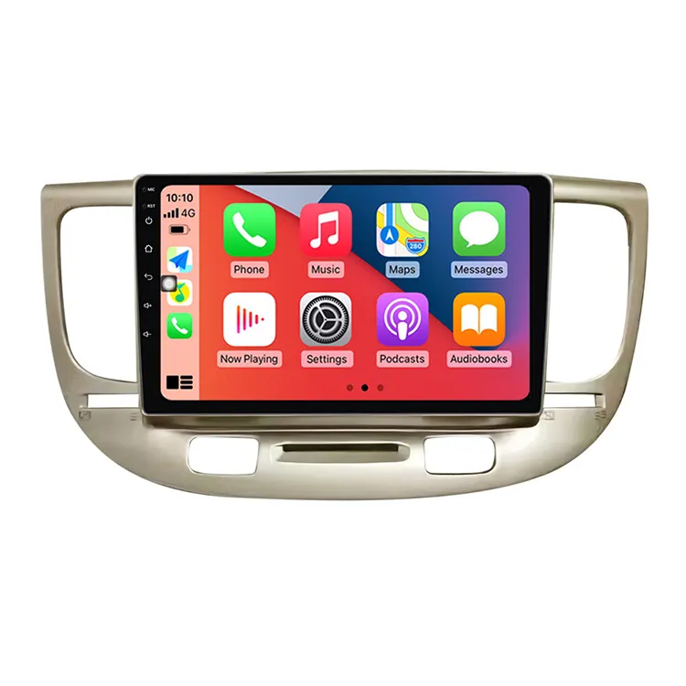 9 дюймов для Kia Rio 2 2005 - 2011 рамка Autoradio Android 2 Din WIFI GPS навигация Сенсорный экран Carplay автомобильный Dvd-плеер