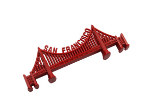热销促销礼品钥匙扣美国纪念品旧金山金门大桥3D冰箱磁铁 - Product Image 3