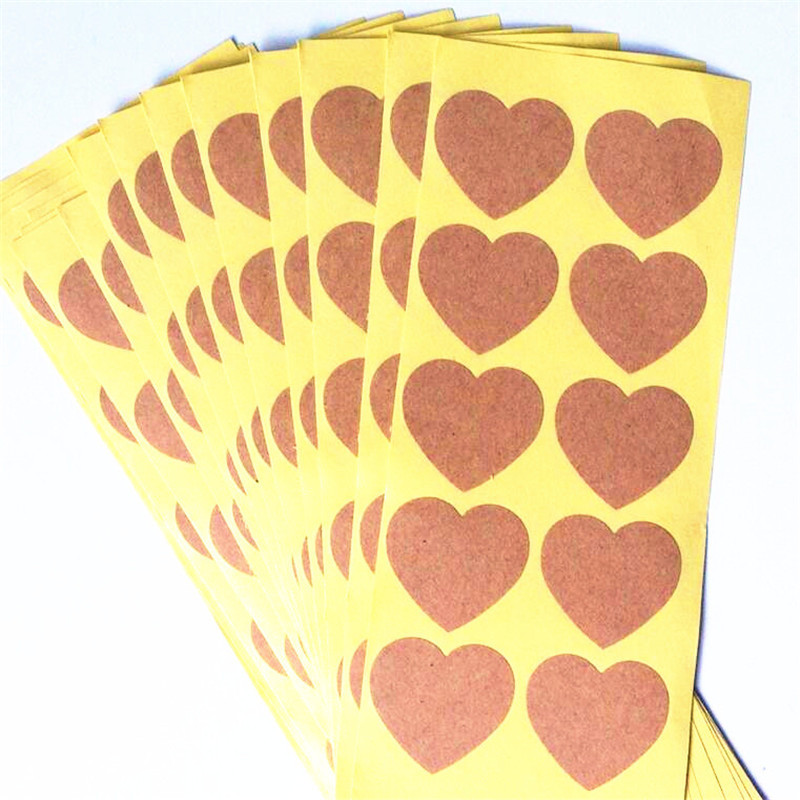 34x35mm Corazón-amarillo
