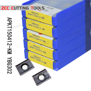 APKT 150412 KM ZCC YBG152 YBG302 APKT150412-KM makine kesici dönüm araçları için dökme demir CNC karbür freze uçları - Product Image 4