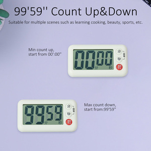 EMAF Large Screen Magnet <strong>Timer</strong> Reminder 99'59'' <strong>Count</strong> <strong>up</strong> <strong>Down</strong> Digital Oven Kitchen <strong>Timer</strong> Cooking Study <strong>Timer</strong> for Home School - Product Image 3
