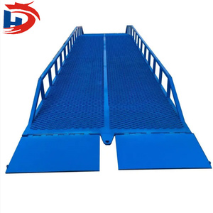 CE Certified 10 Ton Mobile Dock Leveler Hydraulic Container Side <strong>Loading</strong> <strong>Unloading</strong> <strong>Platform</strong> 8m Truck Forklift Scissor Tables - Product Image 1