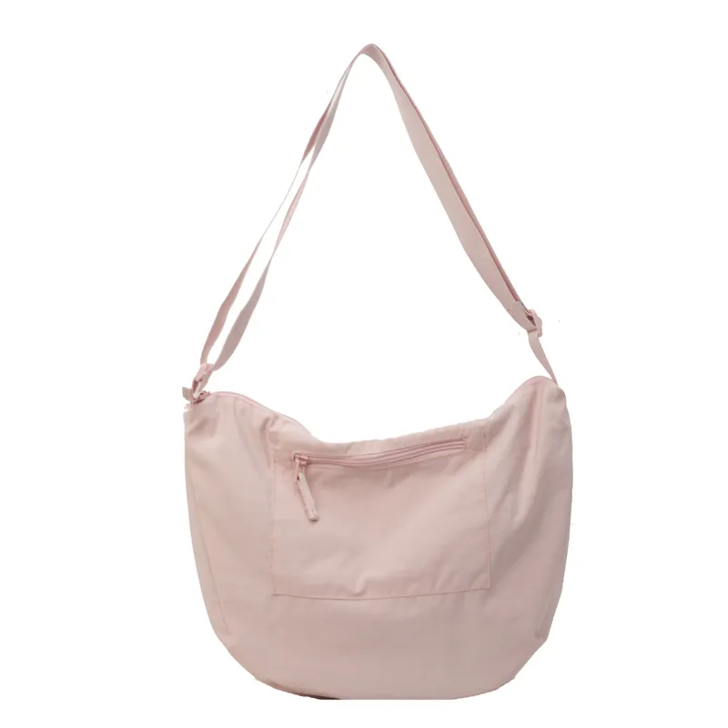 Bolso de hombro para mujer, bolso hecho a mano, bolsos cruzados simples y ligeros para niñas