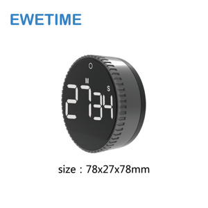 EWETIME большой светодиодный дисплей для кухни, таймер для домашней кухни, цифровой магнитный светодиодный экран, настенные часы с обратным отсчетом, OEM, пластиковый материал - Product Image 2