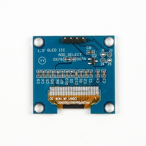 ЖК-модуль для электронной бумаги 1,3 дюймов с ЖК-дисплеем VCC GND 4-Pin I2C интерфейс синий SH1106 чип - Product Image 4