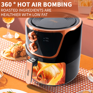 DSP Automatic 5.5L 1800W Nonstick Healthy Oil Free Cooking Air Fryer with <strong>Timer</strong> <strong>and</strong> <strong>Temperature</strong> <strong>Control</strong> - Product Image 2
