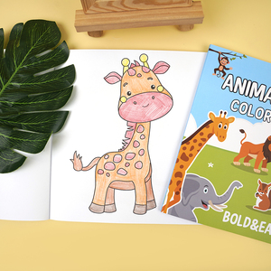 Cartoon Animal <strong>World</strong> 40-Page Softcover Coloring <strong>Book</strong> for Kids Custom Drawing with Paper Printing Service - Product Image 5