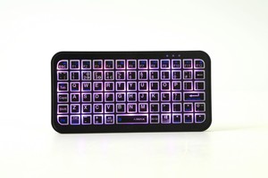 Bán buôn thời trang <span class=keywords><strong>mini</strong></span> USB Bàn phím không dây LED đèn nền cho Mac PC cho Windows 10/8/7/Vista/XP <span class=keywords><strong>OEM</strong></span> ODM vật liệu cao su - Product Image 3