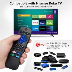 New <strong>Remote</strong> Controller RC280 RC282 Universal TV <strong>Remote</strong> Control for All Roku Hisense-TCL-Onn-Sharp-Roku TV Smart TVs