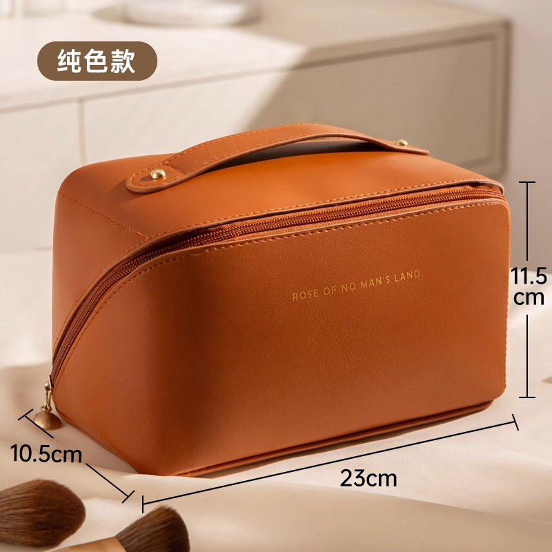 Trousse de maquillage oreiller (marron)
