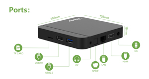 Tanix W2 S905W2 2023 yeni Android 11 akıllı TV kutusu 4GB RAM 32GB ROM dört çekirdekli işlemci 2.4G/5G WIFI 4K Set-Top Box - Product Image 4