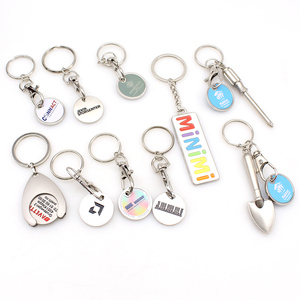 Metal Custom logo Canada Double Loonie Coin and Quarter Coin Shopping Cart Token <strong>Key</strong> Chain - Product Image 4