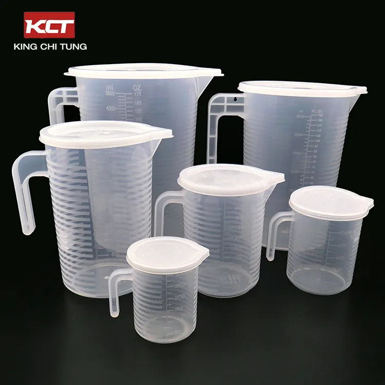 Oem Custom Measuring Cups PP Plastic Cup Measuring Cup With Lid
