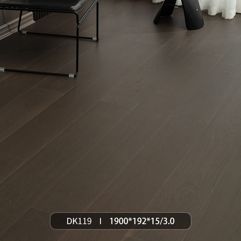 DK119 oak surface 3mm dark gray pure three layers
